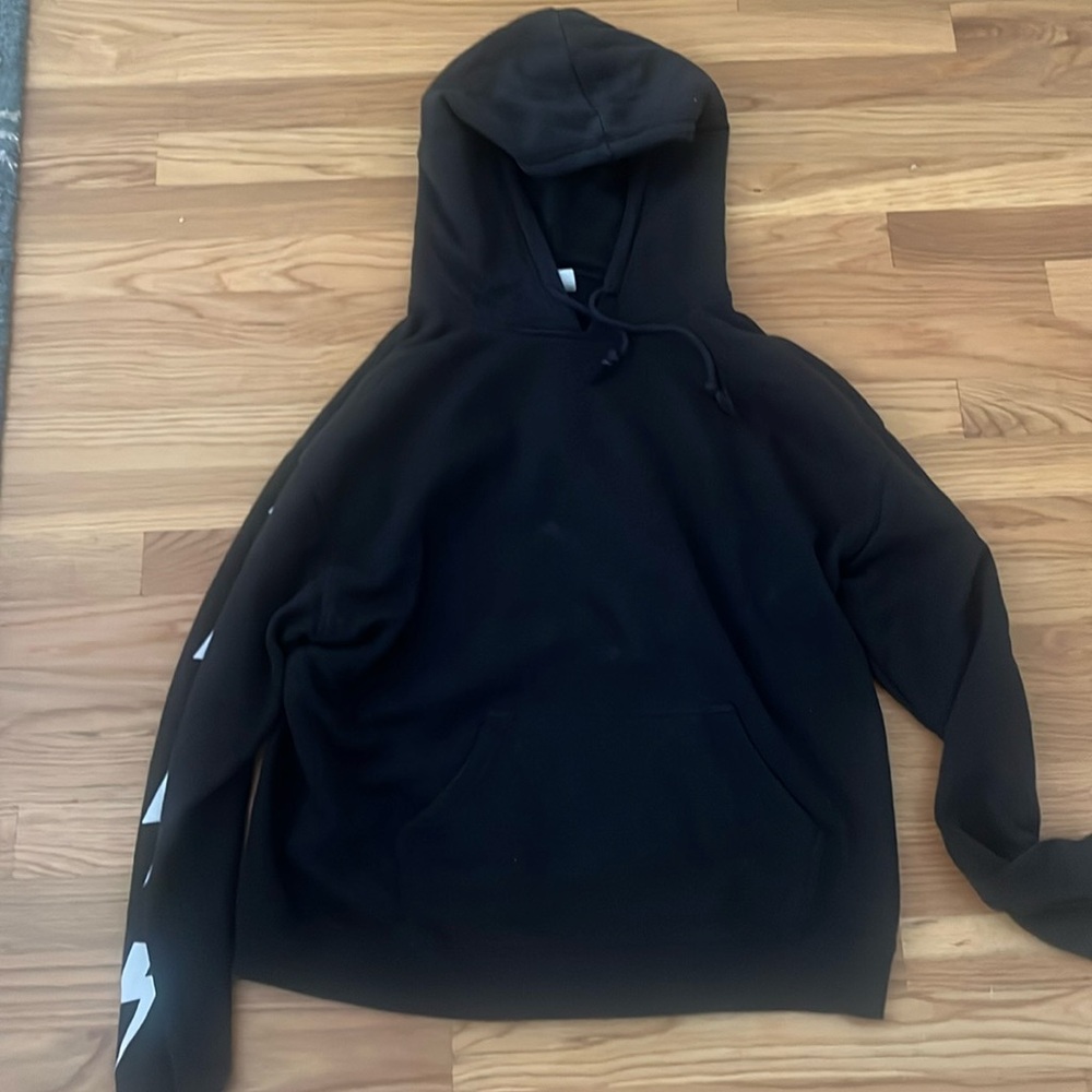 Starfit Black Lightning Side Hoodie